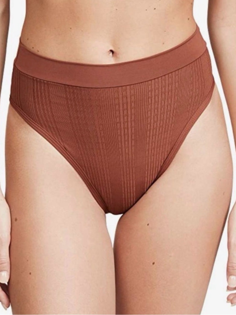 L*Space Frenchi Bitsy Bikini Bottoms, Tobacco, Brown, Small